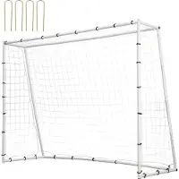 Vevor Soccer Rebound Nets Draagbare Rebounder Voetbal 242 x 92 x 184 cm
