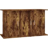 vidaXL Aquariumstandaard 101x41x58 cm bewerkt hout gerookt eikenkleur