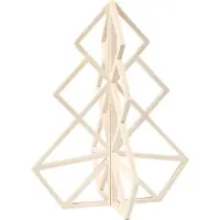 Adlibris houten kerstboom 40 x 32 cm blank