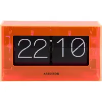 Karlsson Klok Boxed Flip Acrylic Neon Orange