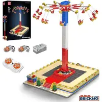 Mould King 11016 – Vliegende Schommelrit – Bouwset – Gemotoriseerd – Pretpark Serie