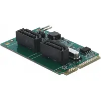 DeLOCK Mini PCIe Converter to 2 x SATA with RAID