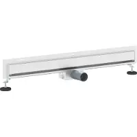 vidaXL Wandgemonteerde Doucheafvoer Zilver 80 cm Roestvrij staal 304