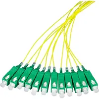 Dsit OS2 glasvezel pigtail geel SC/APC - 12 stuks