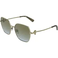 Longchamp Zonnebril LO190S 56/18/140 Goud/gradient khaki Metaal VROUW LO190S