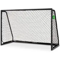 Exit Scala Aluminium Voetbaldoel 180x120cm - Lichte Voetbal Goal voor Kinderen - Net als op de Club - Mat Zwart