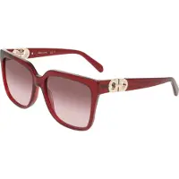 Ferragamo Zonnebril - - SF2109S - Transparant wijn - 58 mm - Acetaat
