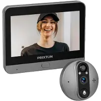 PRIXTON Smart Guard DV50, Zwart, Grijs, Draadloos, 1920 x 1080 pixels, 30 fps, 160°, Batterij
