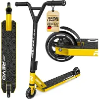 RE:SPORT Stuntstep REVO - Stuntstep voor Kinderen & Volwassenen - ABEC-9 - 100mm PU Wielen - Met Standaard - Y-Bar - Trick Scooter