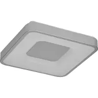 Osram Orbis Piana LED-plafondlamp, 380 mm, 24W, 3000K (warm wit), dimbaar met klikfunctie, zilver, metaal, IP20