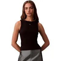 Calvin Klein Jeans Top 'Tank' zwart / wit