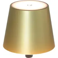 Benson Aanraakdimbare LED flessenlamp - goud - oplaadbaar - compact ontwerp - warm wit licht