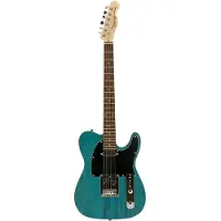 Fazley Outlaw Series Coyote Basic SS Blue elektrische gitaar met gigbag