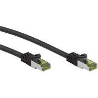 Goobay Internetkabel | Cat8.1 S/FTP | 5 meter (100% koper, LSZH, PoE, Zwart)