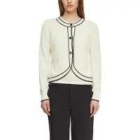 Comma Gebreid vest crème