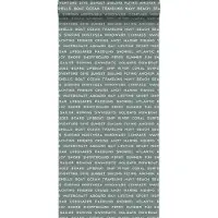 Midbec tapeter behang maritieme strandteksten vergrijsd groen - 53 cm x 10.05 m - 138960
