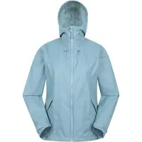 Mountain Warehouse Dames/Dames Swerve Packaway Waterdicht Jasje (Licht Teal)
