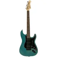 Fazley Outlaw Series Sheriff Basic HSS Blue elektrische gitaar met gigbag