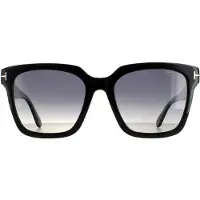 Tom Ford zonnebril Selby FT0952 01D Glansende zwarte rook gepolariseerd