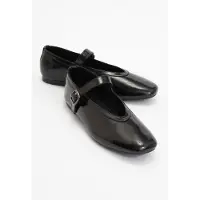 Forever & Always Matilda Leren Mary Jane Platte Schoenen