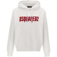 Dsquared2 Horror Logo Witte Hoodie