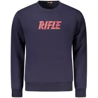 Rifle Blauwe Katoenen Heren Trui