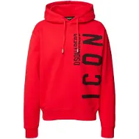 Dsquared2 Rode Hoodie Large Zwart Icon Logo