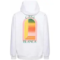 Casablanca Gradient Arch Logo Witte Hoodie