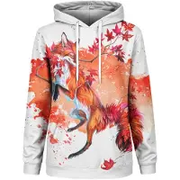 Mr. GUGU & Miss GO "Japanese Maple Fox" Hoodie