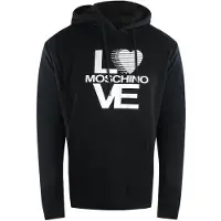 Moschino Love Bold Love Logo Zwarte Hoodie