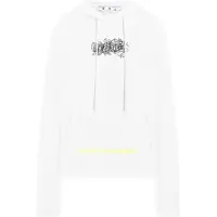 OFF-WHITE Graffiti Layerz Slim Hoodie Wit