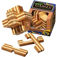 Philos Duivelse Knoop Puzzel Bamboe
