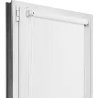 Estika Klemmfix rolgordijn zonder boren 60x220 cm wit lichtdoorlatend