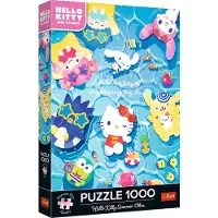 Trefl puzzel 1000 stukjes - Hello Kitty Summer Vibes - Premium Plus karton.