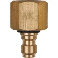Ks Tools 150.2651 Adapterstuk M12x1,5 binnenschroefdraad en 1/4 slangaansluiting