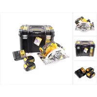 DeWalt DCS 572 M2 accu-handcirkelzaag 18 V 184 x 16 mm + 2x accu 4,0 Ah + oplader + T-STAK