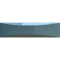 Valence Technology Mundo wandtegel 5x20cm glans blauw 3D