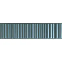 Valence Technology Mundo wandtegel 5x20cm mat blauw met lijnen