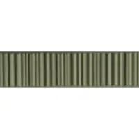 Valence Technology Mundo wandtegel 5x20cm mat olijfgroen met lijnen