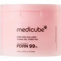 Medicube PDRN Pink Collagen Toning Gel Toner Pad - 120 ml / 70 pads