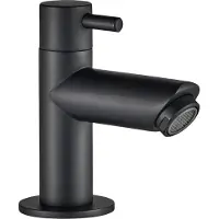 LOMAZOO Fonteinkraan Zwart - Koudwaterkraan - Toiletkraan - Wc Kraan [VITTEL]
