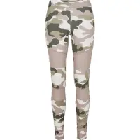 Urban Classics Leggings kaki / donkergroen / rosa / wit