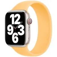 Apple Siliconen solobandje voor de Watch | 38/40/41/42 mm - Maat 3 - Sunglow