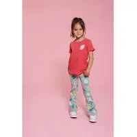 Jubel T-shirt Lazy Lagoon met backprint fuchsia Roze Meisjes Katoen Ronde hals - maat 128