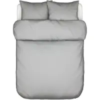 Marc O'Polo Dekbedovertrek Thore Grey Mist Katoen-200 x 200 / 220 cm | 2-Persoons