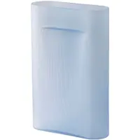 Muuto Vaas Ridge Light Blue Frosted Glass 48,5 cm