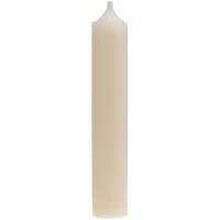 Viana Stokkaars wit crème kaars decoratie 120mm/Ø21mm 6 st, 6 Stück