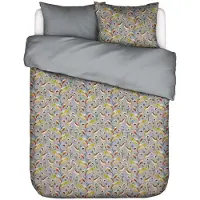 Essenza Dekbedovertrek Aurelina Global Grey Satijn-240 x 200 / 220 cm | Lits-Jumeaux