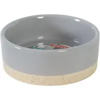 PADU olaria voerbak keramiek grijs