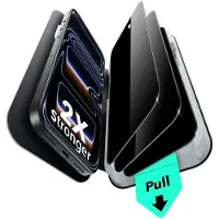 ESR UltraFit Classic Privacy Screen Protector Geschikt voor iPhone 17 Pro Max - 9H Tempered Glass - Case Friendly - Installatieframe - Geen luchtbellen & stof - 3-Pack